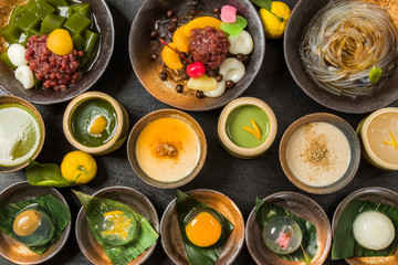 代表的な和スイーツ　traditional Japanese Sweet taste desert