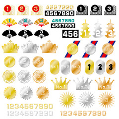 様々なランキングアイコン