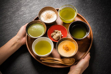 代表的な和スイーツ　traditional Japanese Sweet taste desert