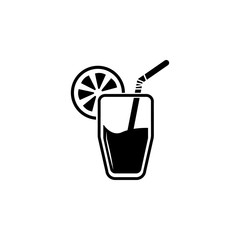 juice in a glass icon. Breakfast Icon. Premium quality graphic design. Signs, symbols collection, simple icon for websites, web design, mobile app
