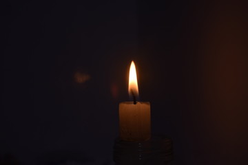 candle at night