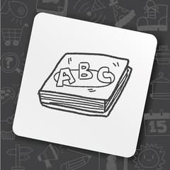 abc book doodle