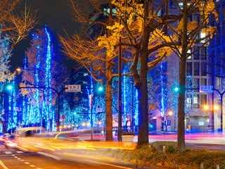 御堂筋のイルミネーション OSAKA光のルネサンス