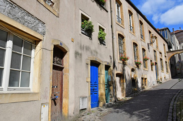 Metz, France - july 25 2016 : picturesque old city in summer