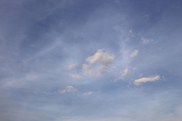 blue sky and clouds 