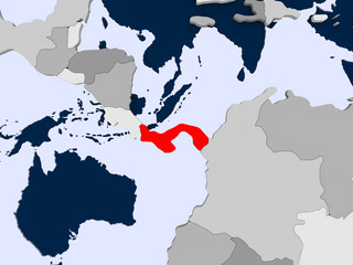 Obraz premium Map of Panama