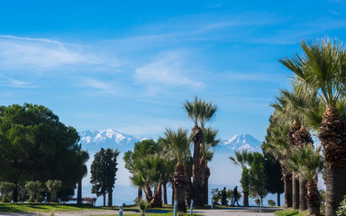 Pamukkale, natural site in Denizli Province in southwestern Turkey