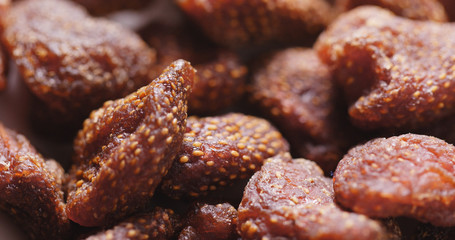 Pile of Dried Strawberries