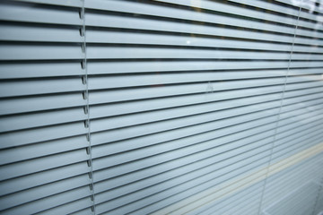 white blind closeup