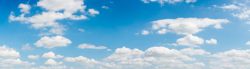 Naklejka na ściany i meble The vast blue sky and clouds sky.