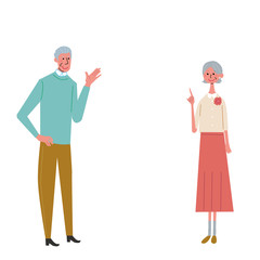 シニア　イラスト