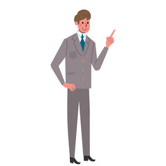 男子学生　イラスト