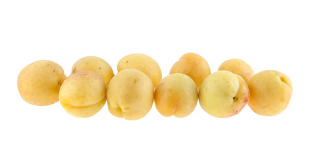 apricot isolated on white background