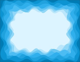 Background with sea. 