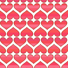 Hearts pattern