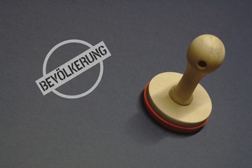 BEVÖLKERUNG - Bilder mit Wörtern aus dem Bereich Rassismus, Wort, Bild, Illustration