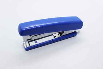 Stapler on White background.Work in office.