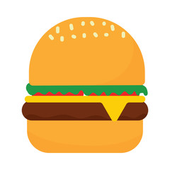 burger vector Illustration