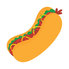 hot dog vector