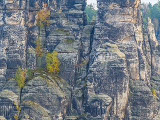 Felsen im Elbsandsteingebirge