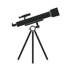 telescope in black
