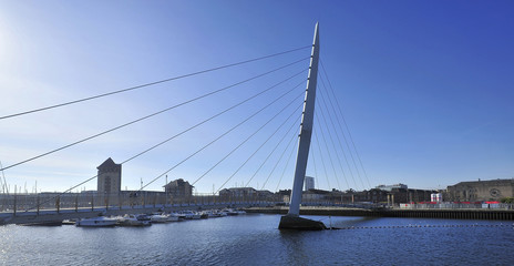 Obraz premium Bridges, Swansea, Wales, UK