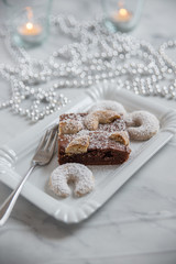 Weihnachtliche Schokoladen Brownies 