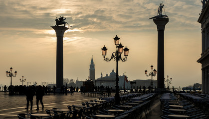 Fototapeta premium Alba a Venezia
