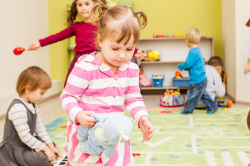 Games at the kindergarten