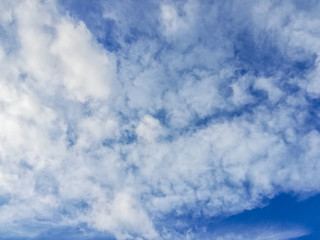 Blue sky with clouds