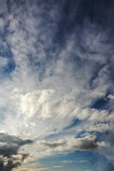 Blue sky with clouds
