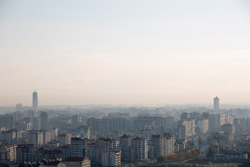 Konya city in winter