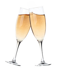 Champagne toast glasses