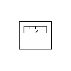 Weighing machine icon EPS 10 .