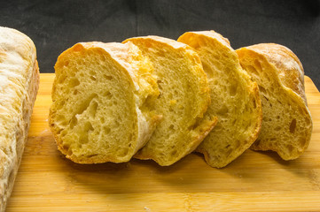 loaf of white wheat bread