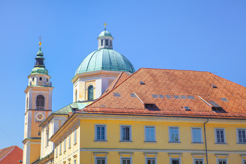 Fototapeta premium Ljubljana Cathedral in Slovenia