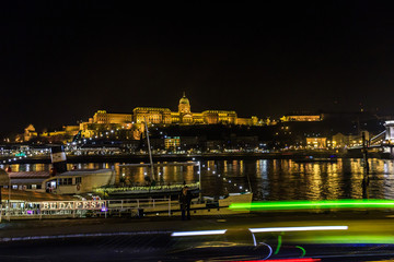 Fototapeta na wymiar Budapest Castle - Christmas 