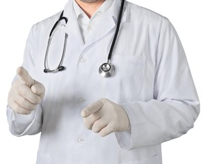 Doctor Holding Something