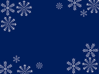 Christmas snowflake background