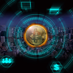 bitcoin  money  electronic  background concept