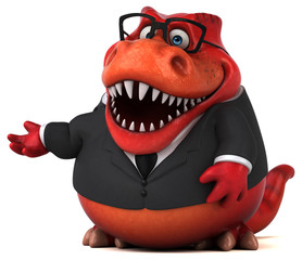 Fun Trex - 3D Illustration © Julien Tromeur
