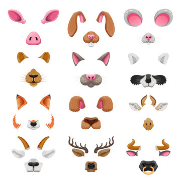 Video chat animal faces effects