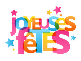 Typographie multicolore 