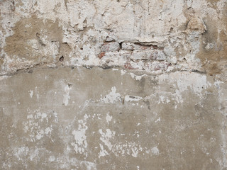 Grunge concrete cement wall with crack in industrial building, great for your design and texture background