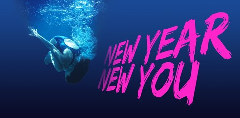 Composite image of new year new you