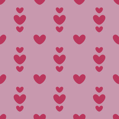 Fototapeta na wymiar Seamless valentine pattern