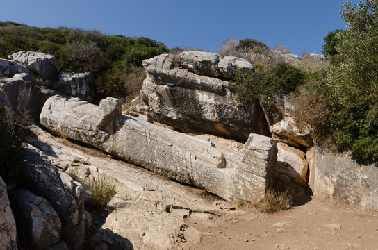 Kouros in Naxos, Greece