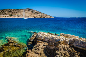 Emerald beaches of Naxos, Greece