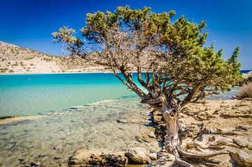 Emerald beaches of Naxos, Greece