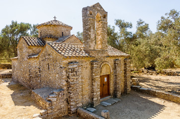 Fototapeta na wymiar Church in Naxos, Greece.